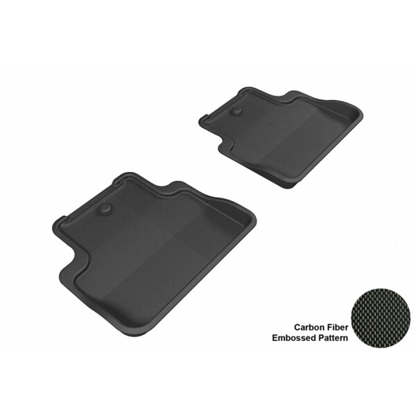 3D Maxpider ACURA TL 2009-2014 KAGU BLACK R2 FWD ONLY Floor Mat L1AC00321509 - main